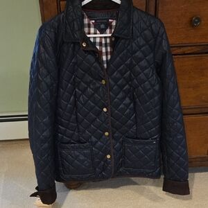 Tommy Hilfiger Navy Quilted Puffer Jacket